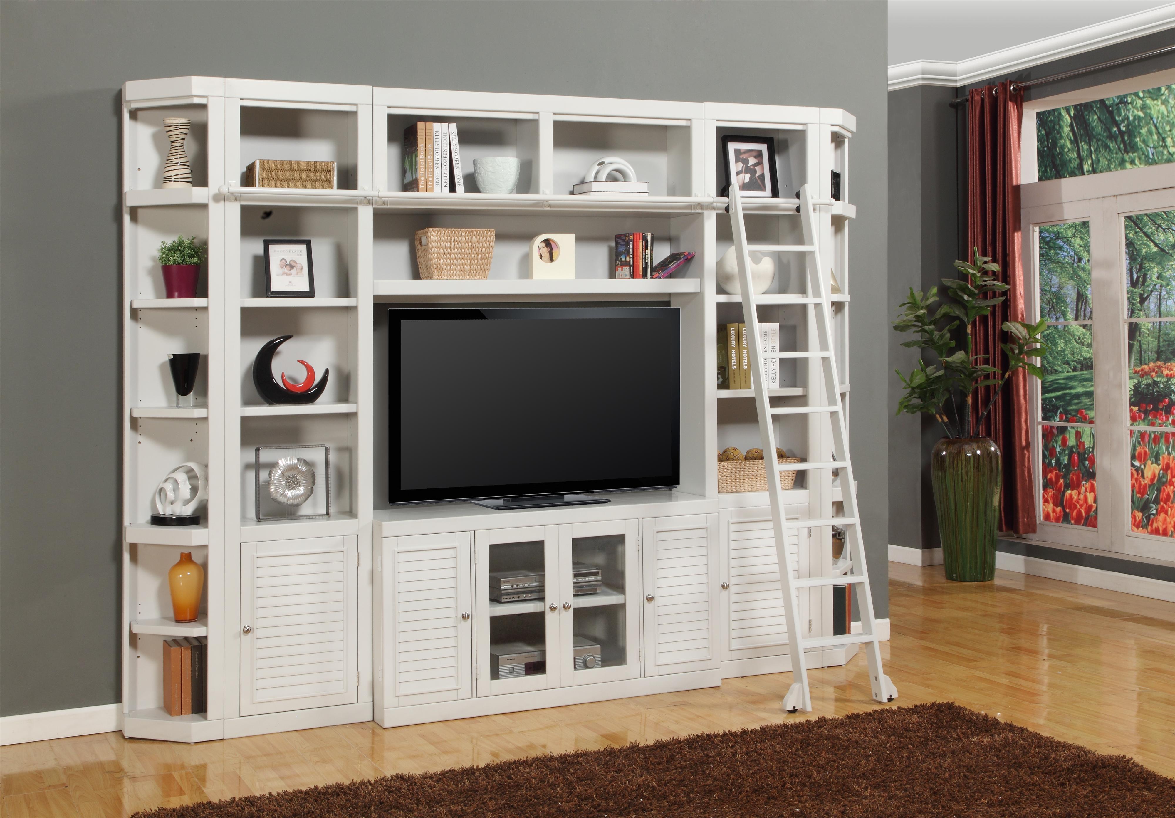 Paramount Furniture Boca FourPiece Entertainment Center Bookcase